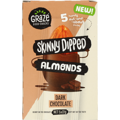 Graze Skinny Dipped Dark Chocolate Almonds 110g