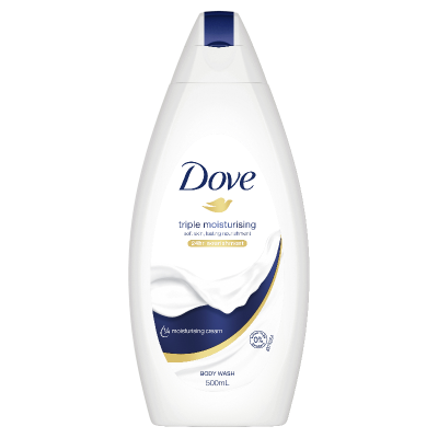 Dove Triple Moisturising Body Wash 500ml