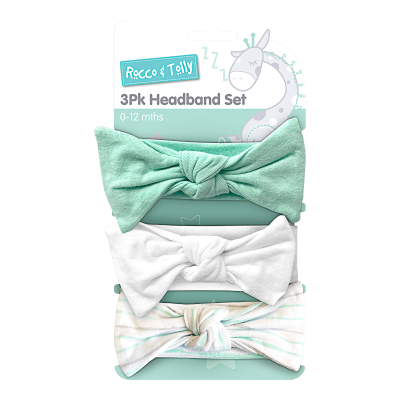 Rocco & Tolly Headband Set 3ea