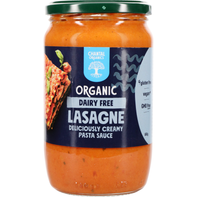 Chantal Organics Organic Dairy Free Lasagne Pasta Sauce 660g