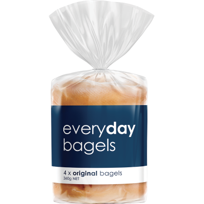 Everyday Original Bagels 4pk
