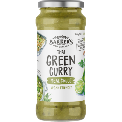 Barker's Thai Green Curry Meal Sauce 365g