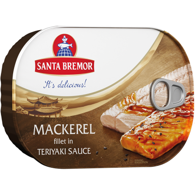 Santa Bremor Mackerel Fillet In Teriyaki Sauce 190g