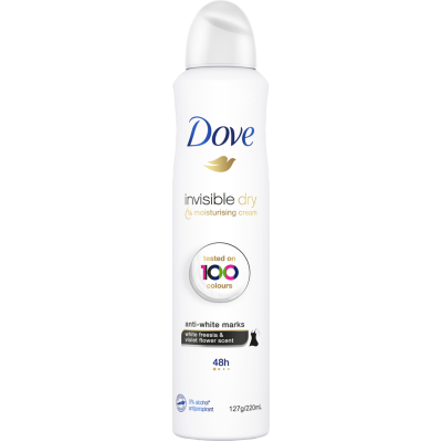 Dove Invisible Dry Anti-White Marks 48hr Antiperspirant 220ml