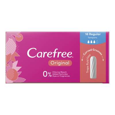 Carefree Original Regular Tampons 16pk