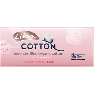 Libra Cotton Super Tampons 16pk