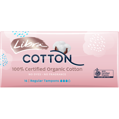 Libra Cotton Regular Tampons 16pk