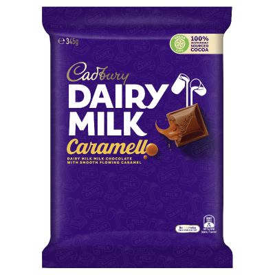 Cadbury Dairy Milk Caramello Chocolate Block 345g