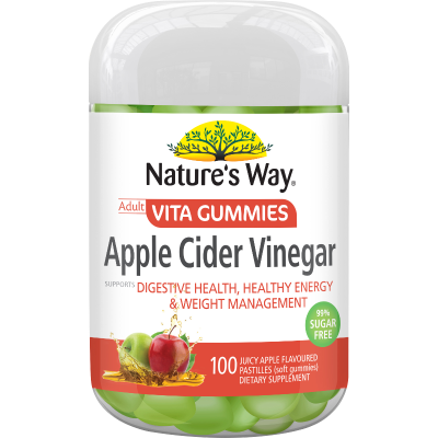 Natures Way Apple Cider Vinegar Vita Gummies For Adults 90pk