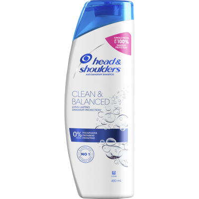 Head & Shoulders Anti Dandruff Clean & Balanced Shampoo 400ml