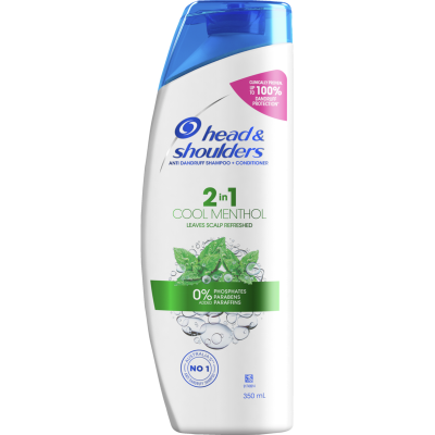 Head & Shoulders Anti Dandruff Cool Menthol 2 in 1 Shampoo + Conditioner 350ml