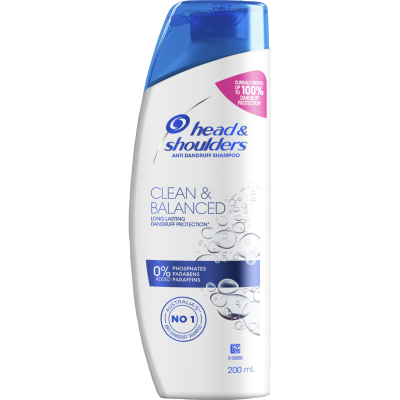 Head & Shoulders Anti Dandruff Clean & Balanced Shampoo 200ml