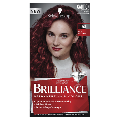 Schwarzkopf Brilliance 43 Red Passion Hair Colour 143ml