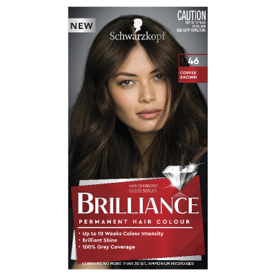 Schwarzkopf Brilliance 46 Coffee Brown Hair Colour 143ml