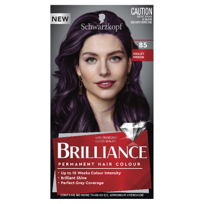 Schwarzkopf Brilliance 85 Violet Vision Hair Colour 143ml