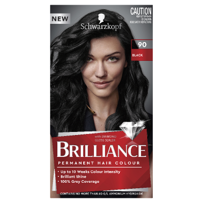 Schwarzkopf Brilliance 90 Black Hair Colour 143ml