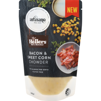 Artisano Bacon & Sweet Corn Chowder 500g