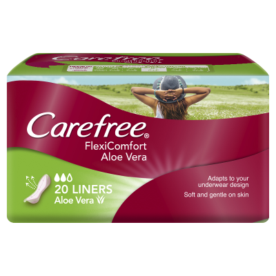 Carefree Flexicomfort Aloe Vera Liners 20pk