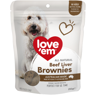 Love'em Beef Liver Pet Treat 250g