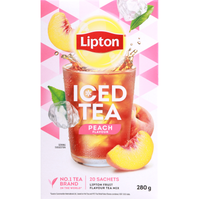 Lipton Peach Iced Tea Sachets 20 x 14g