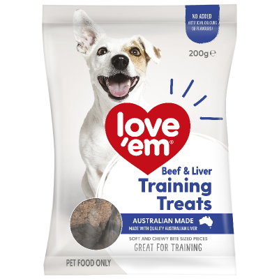 Love'em Beef & Liver Training Treats 200g