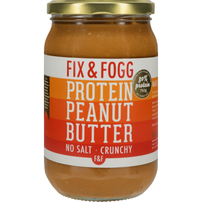 Fix & Fogg Crunchy No Salt Protein Peanut Butter 750g