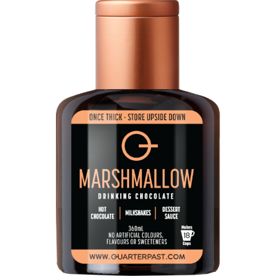 Quarterpast Marshmallow  Drinking Chocolate Syrup 360ml