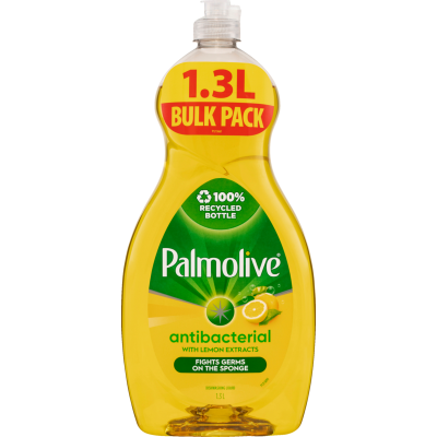 Palmolive Antibacterial Lemon Dishwashing Liquid Value Pack 1.3l