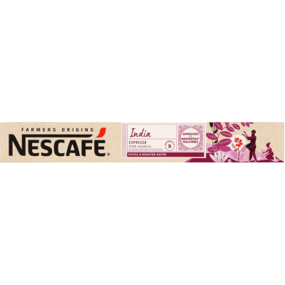 Nescafe Farmers Origins India Espresso Pure Arabica Coffee Capsules 53g