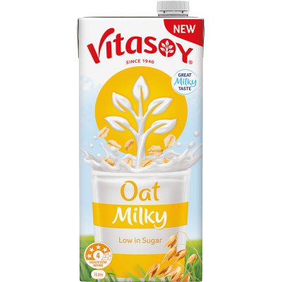 Vitasoy Low Sugar Oat Milky 1l