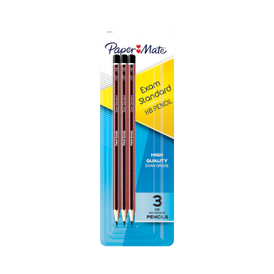 Paper Mate HB Woodcase Pencils 3 x 1pk