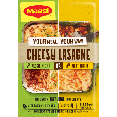 Maggi Cheesy Lasagne Recipe Base 26g