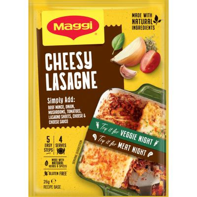 Maggi Cheesy Lasagne Recipe Base Sachet 26g