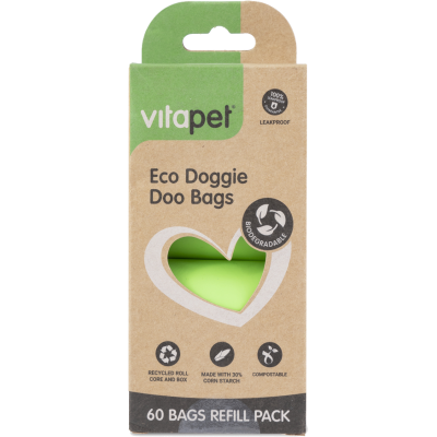 VitaPet Eco Doggie Doo Refill Bags 60pk