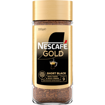 Nescafe Gold Short Black Coffee 100g