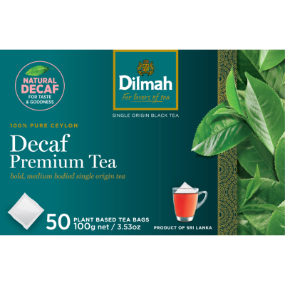 Dilmah Decaf Premium Plant Based Teabags 50pk