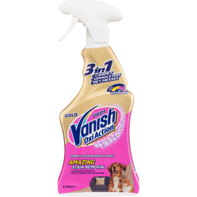 Vanish Preen Gold 3 In1 Stain Removal Spray 410ml