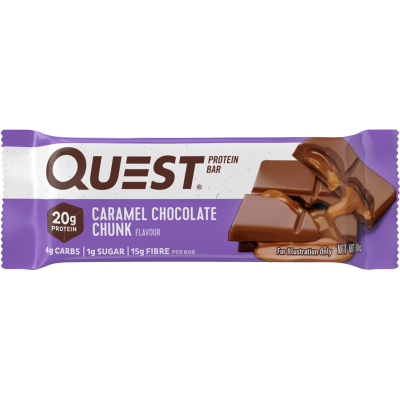Quest Caramel Chocolate Chunk Flavour Protein Bar 60g