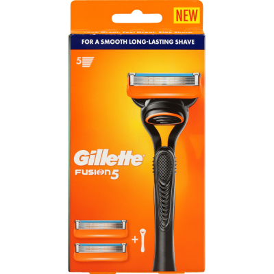 Gillette Fusion 5 Razor & 2 Cartridges 1pk