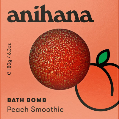 Anihana Peach Smoothie Bath Bomb 180g