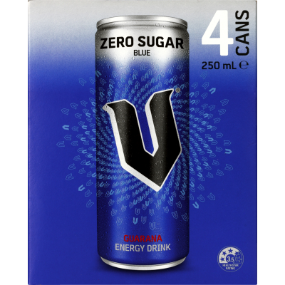 V Zero Sugar Blue Guarana Energy Drink 1000ml
