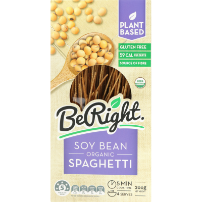 Be Right Soy Bean Organic Spaghetti 200g