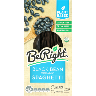 Be Right Black Bean Organic Spaghetti 200g