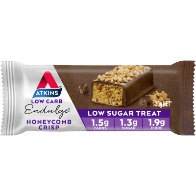 Atkins Endulge Honeycomb Crisp Low Carb Bar 30g