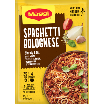 Maggi Spaghetti Bolognese Recipe Base Sachet 26g