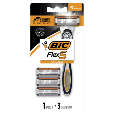 Bic Titanium 1 Handle 3 Cartridges Shaver 3pk