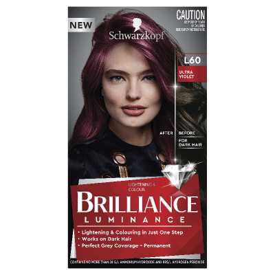 Schwarzkopf Brilliance Ultra Violet L60 Hair Colour 143ml