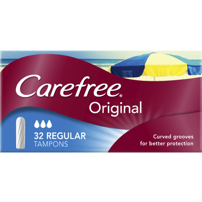 Carefree Original Regular Tampons 32pk