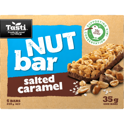 Tasti Salted Caramel Nut Bar 210g