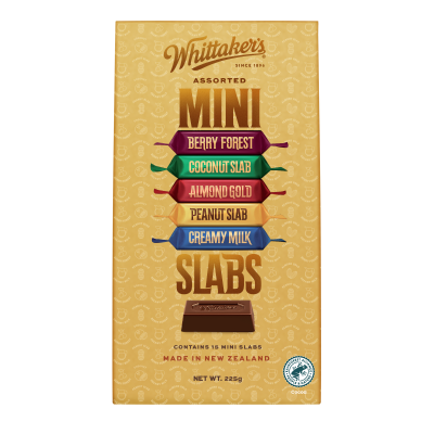 Whittaker's Assorted Mini Slabs 225g